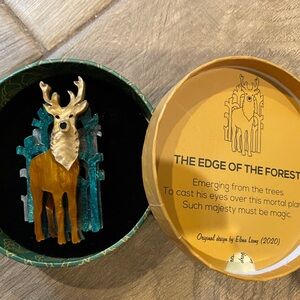 Erstwilder The Edge of the Forest collectible brooch in original box